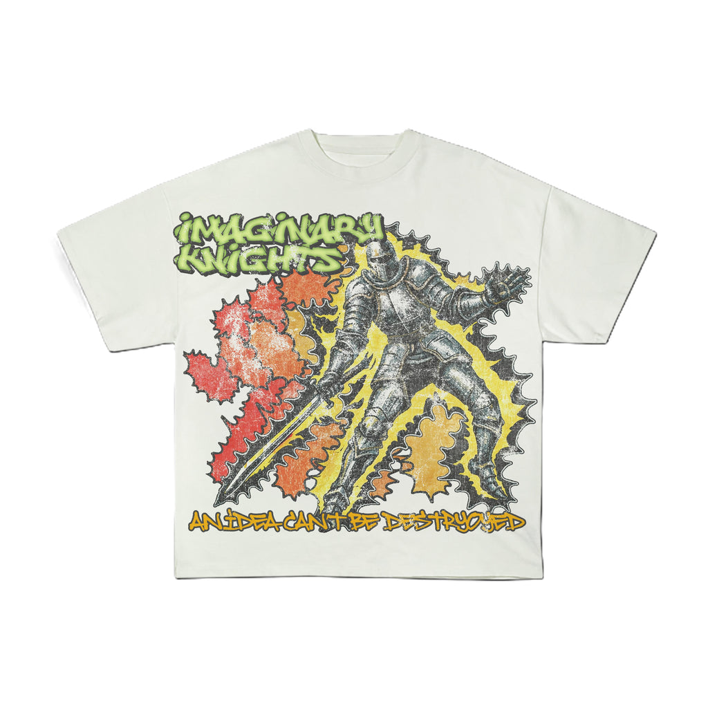 White Armored Knight Imaginary Knights T-Shirt